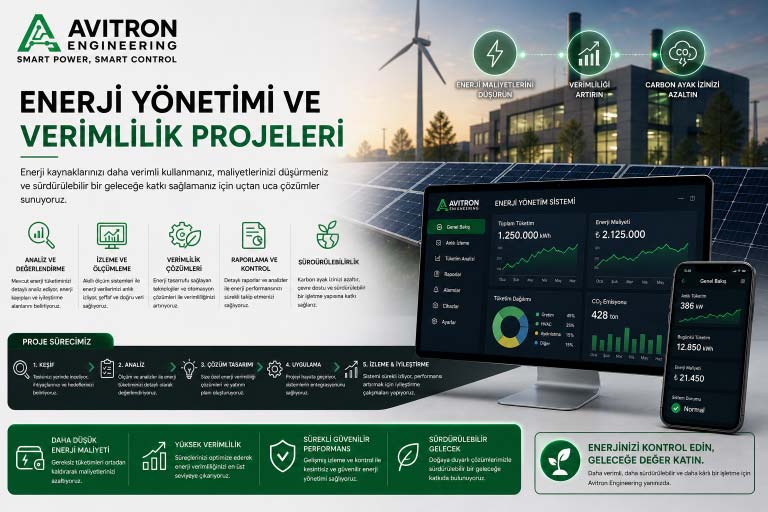 Enerji Yönetimi ve Verimlilik Projeleri